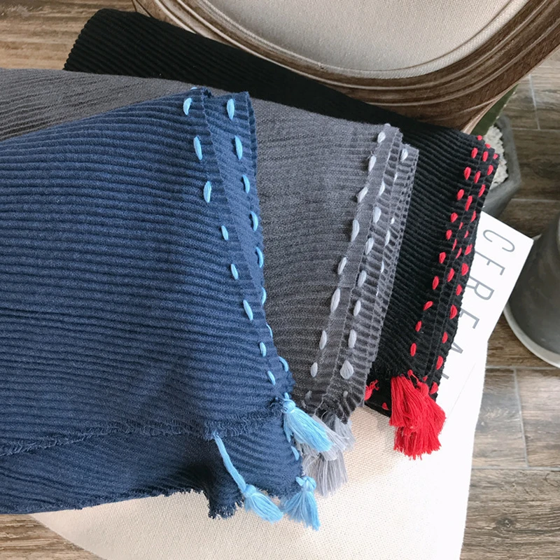 Luna&Dolphin Women Crumpled Pure Color Scarves Shawls 200x75cm Wraps Lady Tassel Soft Big Tippet Pashmina Blanket Hijabs Stoles
Luna&Dolphin Women Crumpled Pure Color Scarves Shawls 200x75cm Wraps Lady Tassel Soft Big Tippet Pashmina Blanket Hijabs Stoles