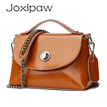 Oil Wax Women Handbags Famous Brands High Quality Genuine Leather Famale Shoulder Bag Ladies Chain Crossbody Messenger Bags Sac
Oil Wax Women Handbags Famous Brands High Quality Genuine Leather Famale Shoulder Bag Ladies Chain Crossbody Messenger Bags Sac