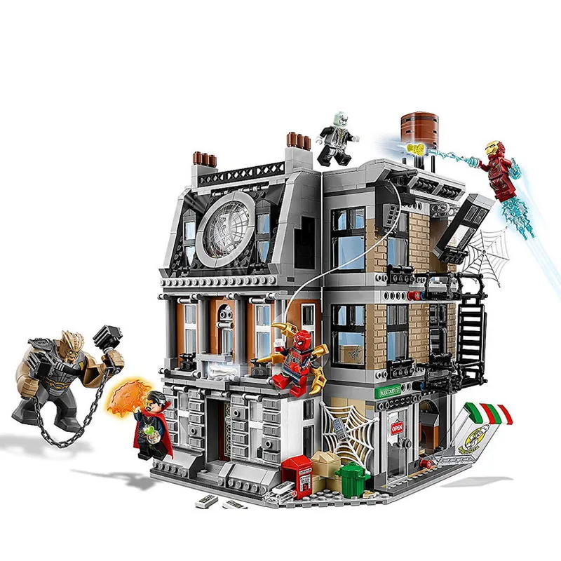New Marvel Avengers Infinity War Sanctum Sanctorum Showdown Iron man Spidermans Building 10840 Block Toys Compatible Assembled
New Marvel Avengers Infinity War Sanctum Sanctorum Showdown Iron man Spidermans Building 10840 Block Toys Compatible Assembled