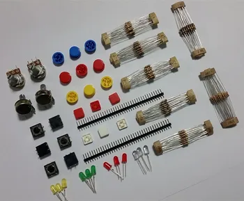 Super Pack Useful Normal parts set : Carbon film Resistor and LED and Potentiometer WH148 -Electronic Component Kit Assorted
Super Pack Useful Normal parts set : Carbon film Resistor and LED and Potentiometer WH148 -Electronic Component Kit Assorted