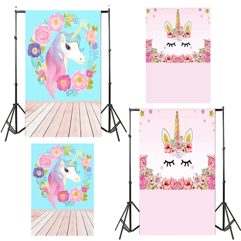 2018 Unicorn Party Flower Birthday Baby Newborn Photography Backgrounds Customized Photographic Backdrops For Photo Studio
2018 Unicorn Party Flower Birthday Baby Newborn Photography Backgrounds Customized Photographic Backdrops For Photo Studio