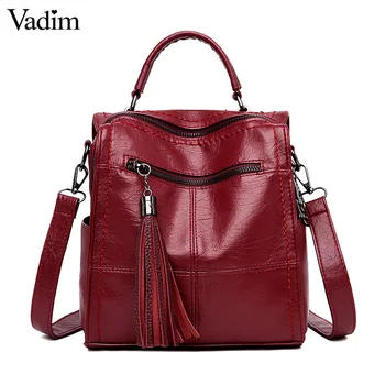 Vadim Multifunction Bags Women Handbags Tassel Soft Leather Ladies Messenger Bag Female Retro Crossbody Bags for Women Sac Femme
Vadim Multifunction Bags Women Handbags Tassel Soft Leather Ladies Messenger Bag Female Retro Crossbody Bags for Women Sac Femme