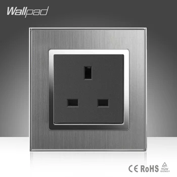Manufacture Wallpad Hotel Home Luxury Stainess Steel Panel New 13A UK Standard Socket Wall Outlet Plug Socket Free Shipping
Manufacture Wallpad Hotel Home Luxury Stainess Steel Panel New 13A UK Standard Socket Wall Outlet Plug Socket Free Shipping