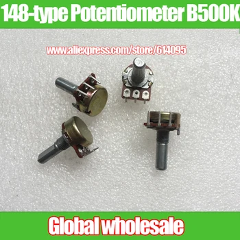 8pcs WF 148-type Single-Position Rotary Potentiometer B500K / Handle Length 20MMF / Half shaft Volume Potentiometer
8pcs WF 148-type Single-Position Rotary Potentiometer B500K / Handle Length 20MMF / Half shaft Volume Potentiometer