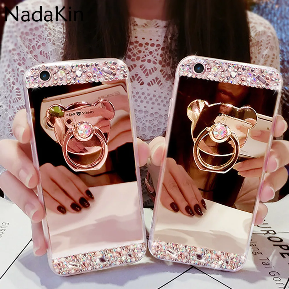Rhinestone Diamond Plating Metal Mirror Back Case for Samsung Galaxy A10 A20 A30 A50 M10 M20 M30 With Finger Ring Kick Stand
Rhinestone Diamond Plating Metal Mirror Back Case for Samsung Galaxy A10 A20 A30 A50 M10 M20 M30 With Finger Ring Kick Stand