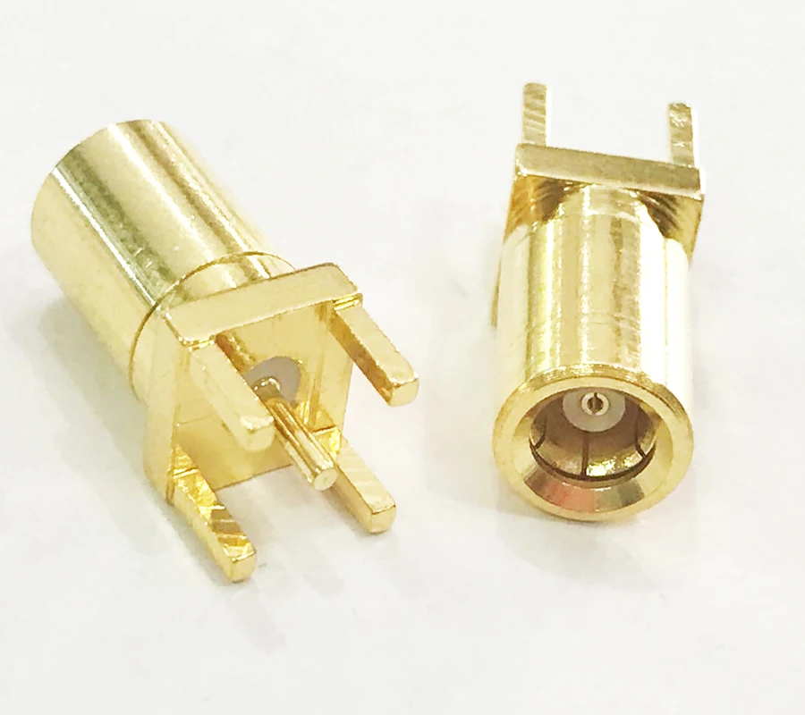 10PCS SMB Female Center Solder PC Board PCB Mount Straight RF Connector Adapter Gold
10PCS SMB Female Center Solder PC Board PCB Mount Straight RF Connector Adapter Gold