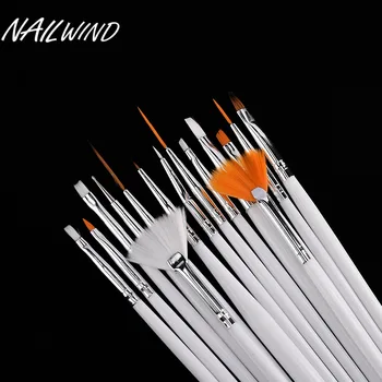 NAILWIND 15Pcs/Set Nail Art Brushes White Decorations Gel Painting Pen Professional Nail Equipment Drawing Tools
NAILWIND 15Pcs/Set Nail Art Brushes White Decorations Gel Painting Pen Professional Nail Equipment Drawing Tools