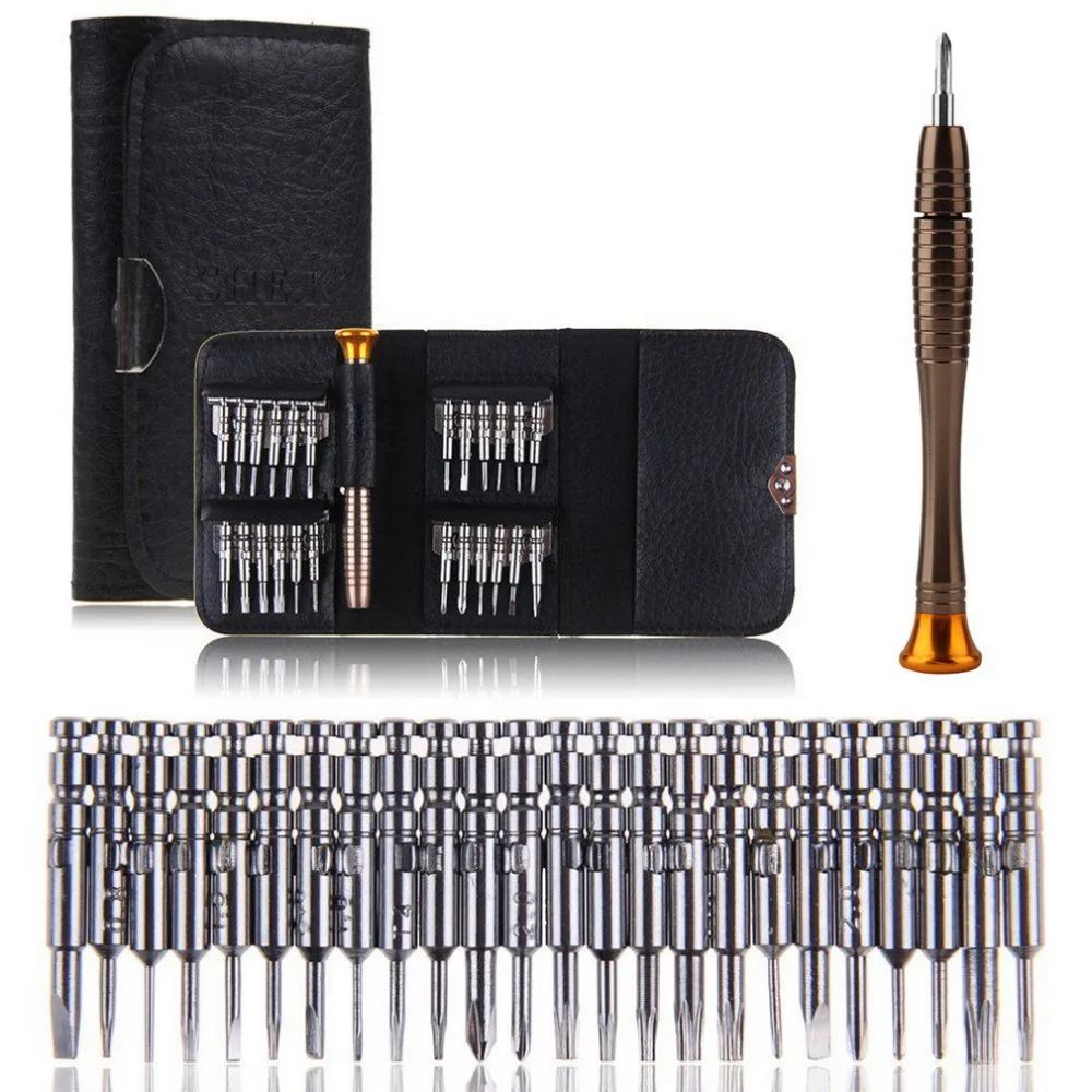 25 in 1 set of electronic hand mobile tools Torx Screwdriver Repair Tool Sets multitool instruments For Phone Cellphone Tablet
25 in 1 set of electronic hand mobile tools Torx Screwdriver Repair Tool Sets multitool instruments For Phone Cellphone Tablet