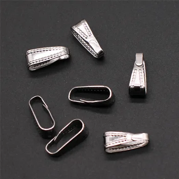 50pcs 4x11mm High Quality Stainless Steel Material Clasps Pinch Clips Bails Charm Melon Seeds Buckle Pendant Jewelry Findings
50pcs 4x11mm High Quality Stainless Steel Material Clasps Pinch Clips Bails Charm Melon Seeds Buckle Pendant Jewelry Findings