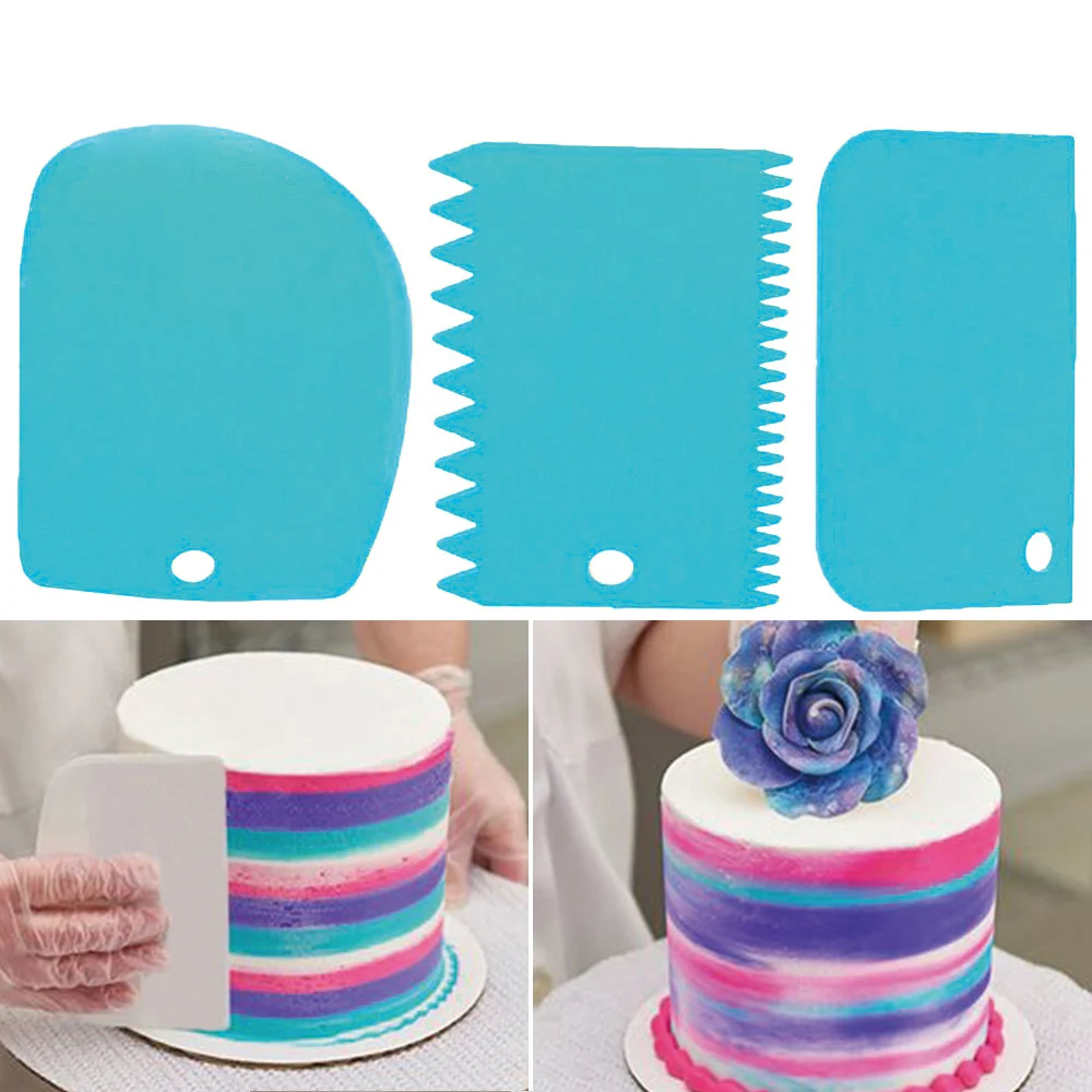 3Pcs-set-Plastic-Dough-Knife-Icing-Fondant-Scraper-Jagged-Edge-Plain-Smooth-Cake-Paddle-Cake-Spatulas
