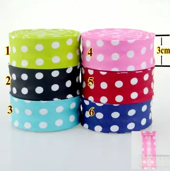 30mm Width 100% Cotton Dot Bias Tape For Craft Sewing DIY Clothing Sewing Supplies And Fabrics Handmade Accessory Binding Tape
30mm Width 100% Cotton Dot Bias Tape For Craft Sewing DIY Clothing Sewing Supplies And Fabrics Handmade Accessory Binding Tape