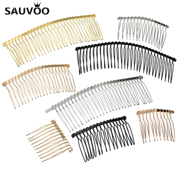 SAUVOO 6pcs Comb Hair Clip Metal 10 15 20 30 Tooth Long Hair Pin for Fashion Bridal Wedding DIY Jewelry Findling Accessories
SAUVOO 6pcs Comb Hair Clip Metal 10 15 20 30 Tooth Long Hair Pin for Fashion Bridal Wedding DIY Jewelry Findling Accessories