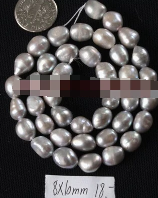 wb 002967 8-9x10-11mm potato freeform gray cultured freshwater pearl beads strand 15" 10pc
wb 002967 8-9x10-11mm potato freeform gray cultured freshwater pearl beads strand 15" 10pc