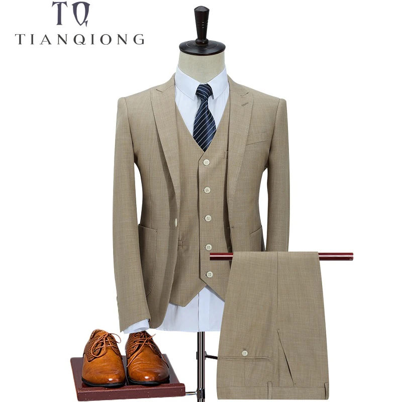 TIAN QIONG Retro Khaki Latest Coat Pant Designs British Style Custom Made Mens Suit Tailor Slim Fit Blazer Wedding Suits 3 Piece
TIAN QIONG Retro Khaki Latest Coat Pant Designs British Style Custom Made Mens Suit Tailor Slim Fit Blazer Wedding Suits 3 Piece