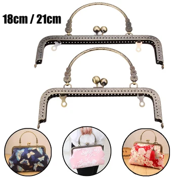 

Osmond 18/21CM Kiss Clasp Snap Lock Arch Frame Closure For Sewing Handbag Purse Lock Coin Bag Accessories Parts Metal Handle