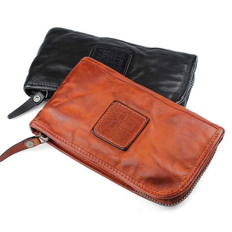 AETOO Original personality leather wallet men long section zipper purse cowhide leather Vintage Long Wallet Clutch Wrist
AETOO Original personality leather wallet men long section zipper purse cowhide leather Vintage Long Wallet Clutch Wrist
