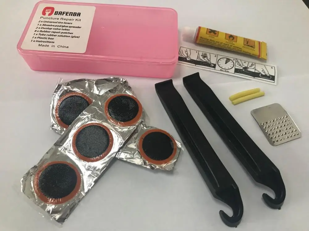 NEW Mountain Bike Bicycle Repair Tools Cycling Flat Tire Repair Rubber Patch Glue Lever Sets Emergency Tire Fix Kit
NEW Mountain Bike Bicycle Repair Tools Cycling Flat Tire Repair Rubber Patch Glue Lever Sets Emergency Tire Fix Kit