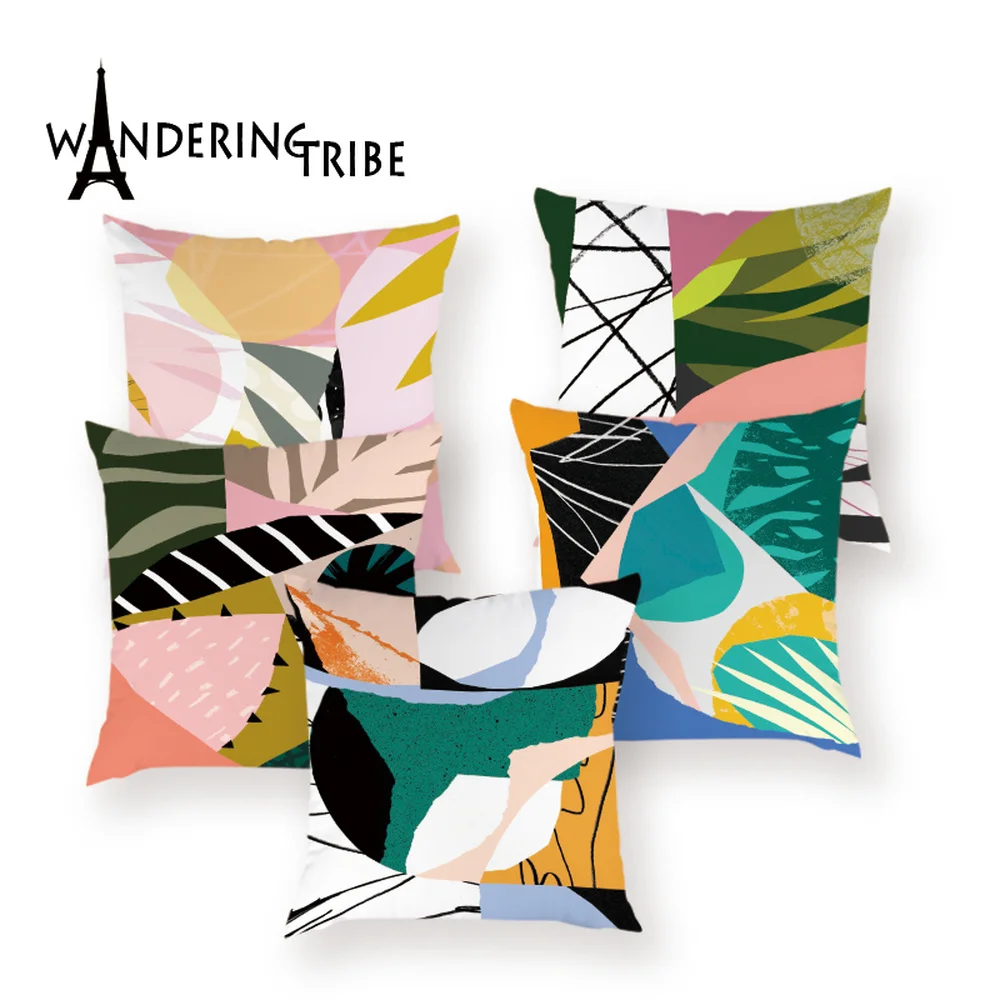 Art Nouveau Abstract Pillow Cases Splice Colorful Pink Pattern Cushion Cover Car Bohemian Decorative Cushions Covers Cojin Case
Art Nouveau Abstract Pillow Cases Splice Colorful Pink Pattern Cushion Cover Car Bohemian Decorative Cushions Covers Cojin Case