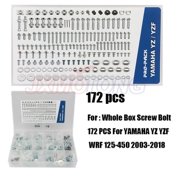 172PCS Motorbike Dirt Bike Full Fastener Set Accessories Whole Box Screw Bolt For YAMAHA YZ YZF WRF 125-450 2003-2018
172PCS Motorbike Dirt Bike Full Fastener Set Accessories Whole Box Screw Bolt For YAMAHA YZ YZF WRF 125-450 2003-2018