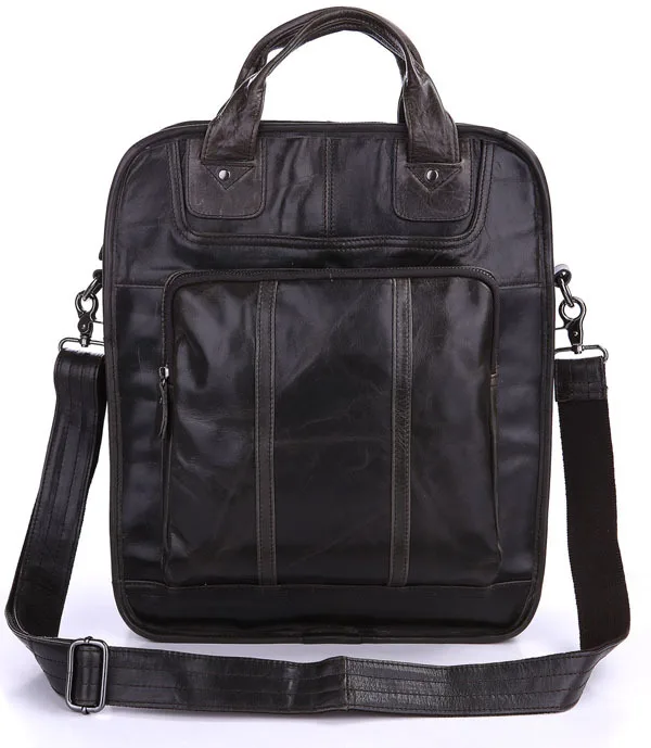 The Latest Vintage Leather Dark Gray Men'S Briefcase Messenger Bag Backpack Bag Men # 7168J
The Latest Vintage Leather Dark Gray Men'S Briefcase Messenger Bag Backpack Bag Men # 7168J