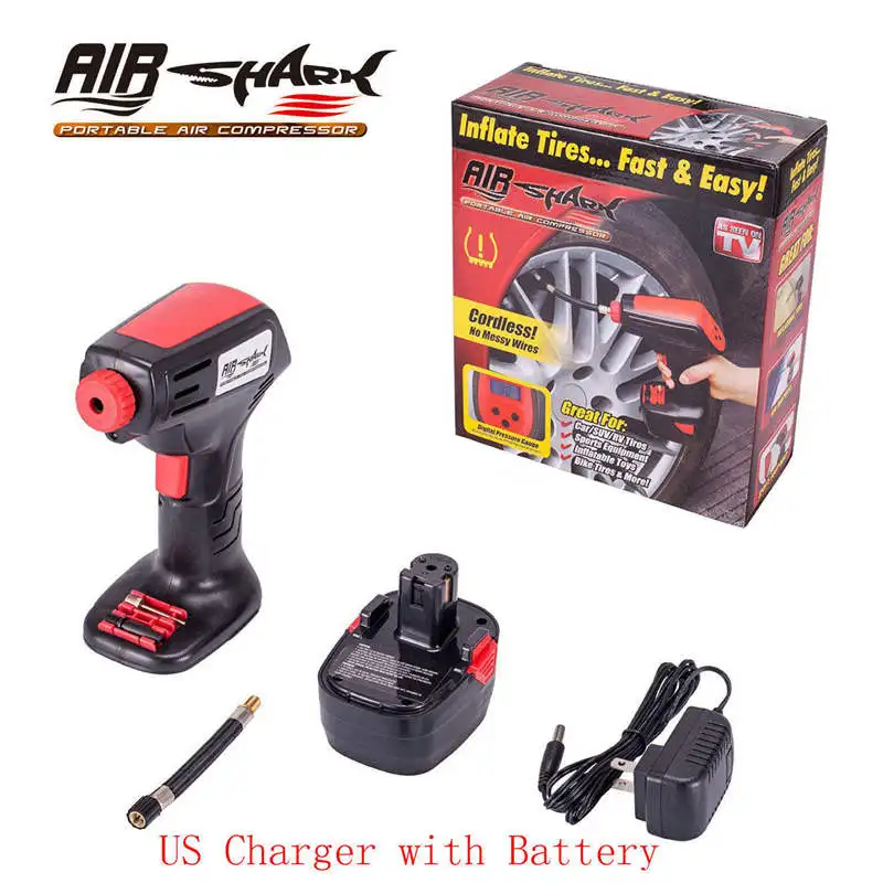 Universal Car Air Compressor Inflator Pump Hand Held EU Cigarette Electric Charger Digital LCD Bicycles Motorcycles Auto Styling
Universal Car Air Compressor Inflator Pump Hand Held EU Cigarette Electric Charger Digital LCD Bicycles Motorcycles Auto Styling