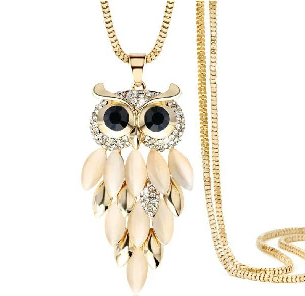 SPX6370 Fashion Cute Charming Necklace Pendant Vintage Owl Stone Long Necklaces sweater chain Russian Jewelry
SPX6370 Fashion Cute Charming Necklace Pendant Vintage Owl Stone Long Necklaces sweater chain Russian Jewelry