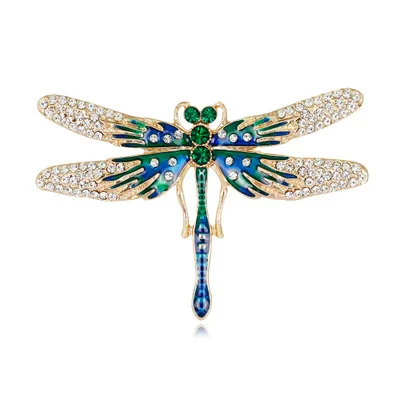 New Crystal Vintage Rhinestone Dragonfly Brooches for Women Large Insect Brooch Pin Fashion Dress Coat Accessories Cute Jewelry
New Crystal Vintage Rhinestone Dragonfly Brooches for Women Large Insect Brooch Pin Fashion Dress Coat Accessories Cute Jewelry