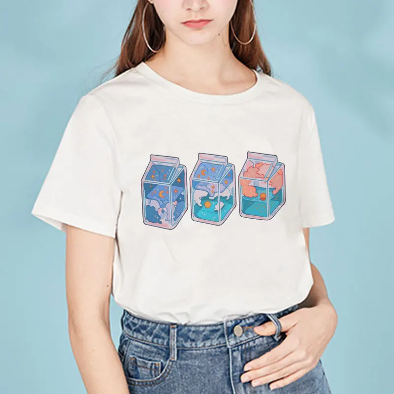 Summer Top Ulzzang Harajuku Kawaii T-Shirts Drink Graphic T Shirt Casual Funny Tshirts Tumblr Women Clothing Short Sleeve Tees
Summer Top Ulzzang Harajuku Kawaii T-Shirts Drink Graphic T Shirt Casual Funny Tshirts Tumblr Women Clothing Short Sleeve Tees
