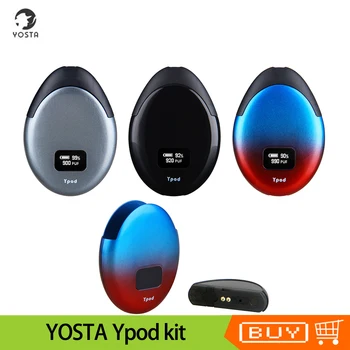 Original YOSTA Y Pod Starter kit 500mAh Battery 2ml Refillable Cartridge Pod Vape Kit portable Electronic Cigarette vaporizer
Original YOSTA Y Pod Starter kit 500mAh Battery 2ml Refillable Cartridge Pod Vape Kit portable Electronic Cigarette vaporizer