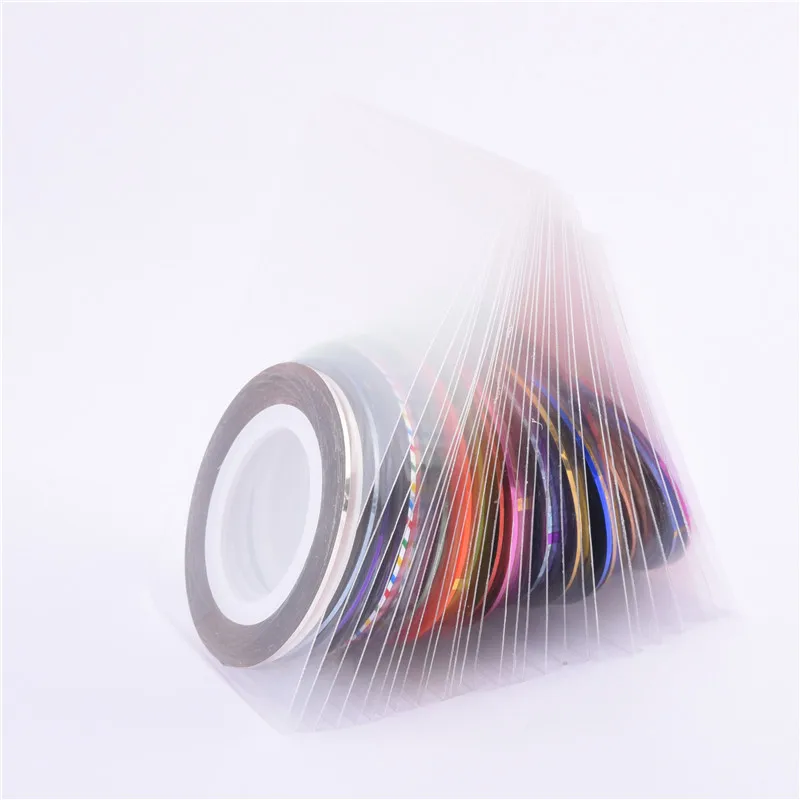 ROSLIND Nail Sticker 30Rolls Multicolor Mixed Colors Striping Tape Line Nail Art Decoration Sticker for Nails Manicure Nail Art
ROSLIND Nail Sticker 30Rolls Multicolor Mixed Colors Striping Tape Line Nail Art Decoration Sticker for Nails Manicure Nail Art
