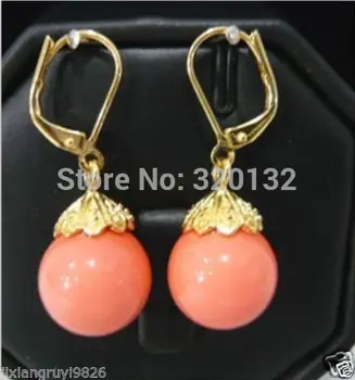 Unusual bridal Woman's Jewellery 10mm Pink Coral Bead wholesale 4pcs (2Pair) Hook Earrings
Unusual bridal Woman's Jewellery 10mm Pink Coral Bead wholesale 4pcs (2Pair) Hook Earrings