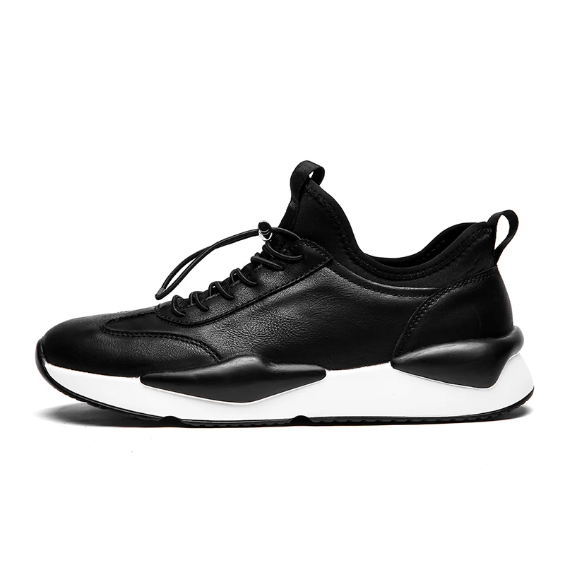 2018 Autumn New Microfiber Leather Running Shoes For Men Elastic Shoelace Athletic Shoes Outdoor Sport Shoes Male Walking Shoes
2018 Autumn New Microfiber Leather Running Shoes For Men Elastic Shoelace Athletic Shoes Outdoor Sport Shoes Male Walking Shoes