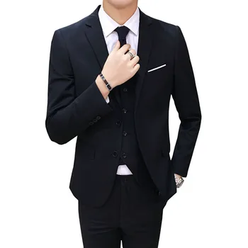 2019 Men dress suits/fashion men's suits suit three-piece suit Wedding dresses,Coat, trousers and waistcoat Groomsman dress
2019 Men dress suits/fashion men's suits suit three-piece suit Wedding dresses,Coat, trousers and waistcoat Groomsman dress