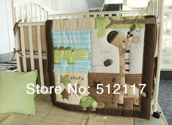 hot sell 2014 Cotton Bedding AppliqueLovely Cartoon Giraffee Worm GreenCrib3 items Including Comforter Bumper Fitted Sheet
hot sell 2014 Cotton Bedding AppliqueLovely Cartoon Giraffee Worm GreenCrib3 items Including Comforter Bumper Fitted Sheet