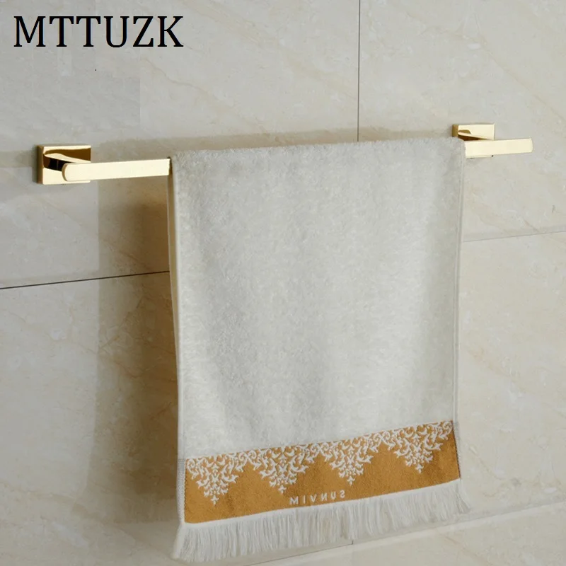 MTTUZK Gold Stainless Steel Wall-Mounted Bathroom Towel Holders Towel Bars Towel Racks Bathroom Accessories Free Shipping MT54
MTTUZK Gold Stainless Steel Wall-Mounted Bathroom Towel Holders Towel Bars Towel Racks Bathroom Accessories Free Shipping MT54