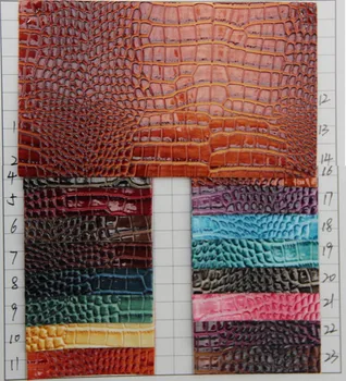 Shiny surface crocodile grain synthetic PU leather/ tissu crocodile/ waterproof crocodile faux leather material fabric
Shiny surface crocodile grain synthetic PU leather/ tissu crocodile/ waterproof crocodile faux leather material fabric