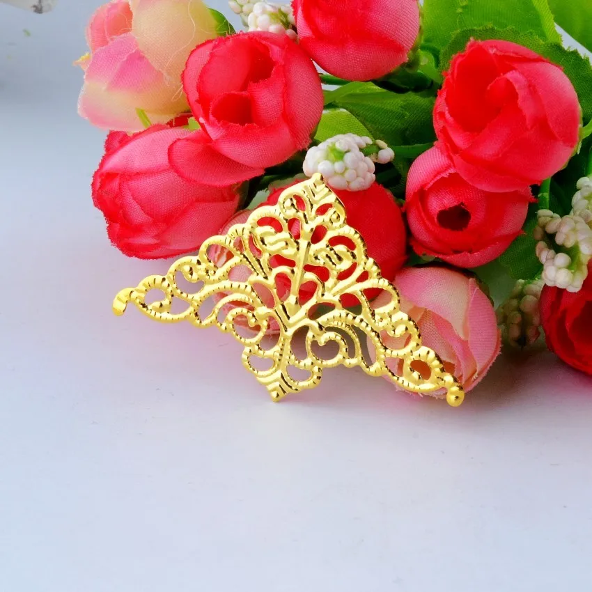 Free shipping 25Pcs gold tone Filigree Triangle Wraps Connectors Metal Crafts Decoration DIY Findings 5cm x 3.2cm F1327
Free shipping 25Pcs gold tone Filigree Triangle Wraps Connectors Metal Crafts Decoration DIY Findings 5cm x 3.2cm F1327