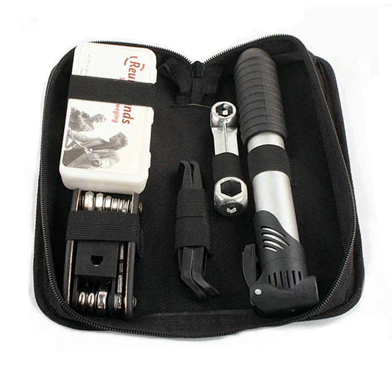 Multifunction Bicycle Repair Tools Kit Hex Spoke Cycling Screwdriver Tools MTB Mountain Bike Repair Tool Bag
Multifunction Bicycle Repair Tools Kit Hex Spoke Cycling Screwdriver Tools MTB Mountain Bike Repair Tool Bag