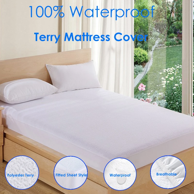 IROYAL 90*190 100% Polyester Terry Elastic Sheets Mattress Pad Best Waterproof Mattress Cover for Bed Protector anti mite bedbug
IROYAL 90*190 100% Polyester Terry Elastic Sheets Mattress Pad Best Waterproof Mattress Cover for Bed Protector anti mite bedbug