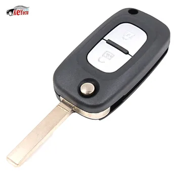KEYECU New Replacement 2 Button Uncut Remote Car Key Fob 433MHz ID46 Chip for Renault Clio Kangoo Megane Modus
KEYECU New Replacement 2 Button Uncut Remote Car Key Fob 433MHz ID46 Chip for Renault Clio Kangoo Megane Modus