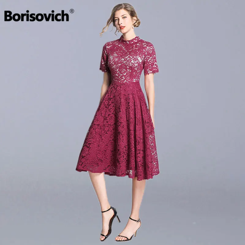 Borisovich Ladies Elegant Party Dress New Brand 2019 Spring Fashion Short Sleeve A-line Women Casual Lace Long Dresses N683
Borisovich Ladies Elegant Party Dress New Brand 2019 Spring Fashion Short Sleeve A-line Women Casual Lace Long Dresses N683