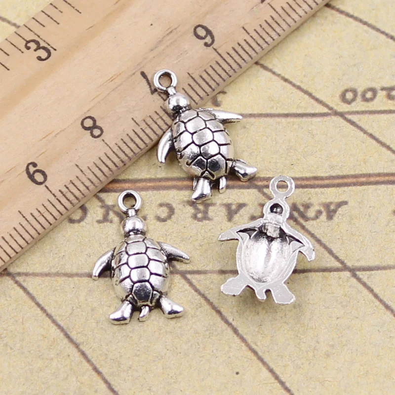 20pcs/lot Charms tortoise turtle sea 13x19mm Tibetan Silver Pendants Antique Jewelry Making DIY Handmade Craft for Bracelet
20pcs/lot Charms tortoise turtle sea 13x19mm Tibetan Silver Pendants Antique Jewelry Making DIY Handmade Craft for Bracelet