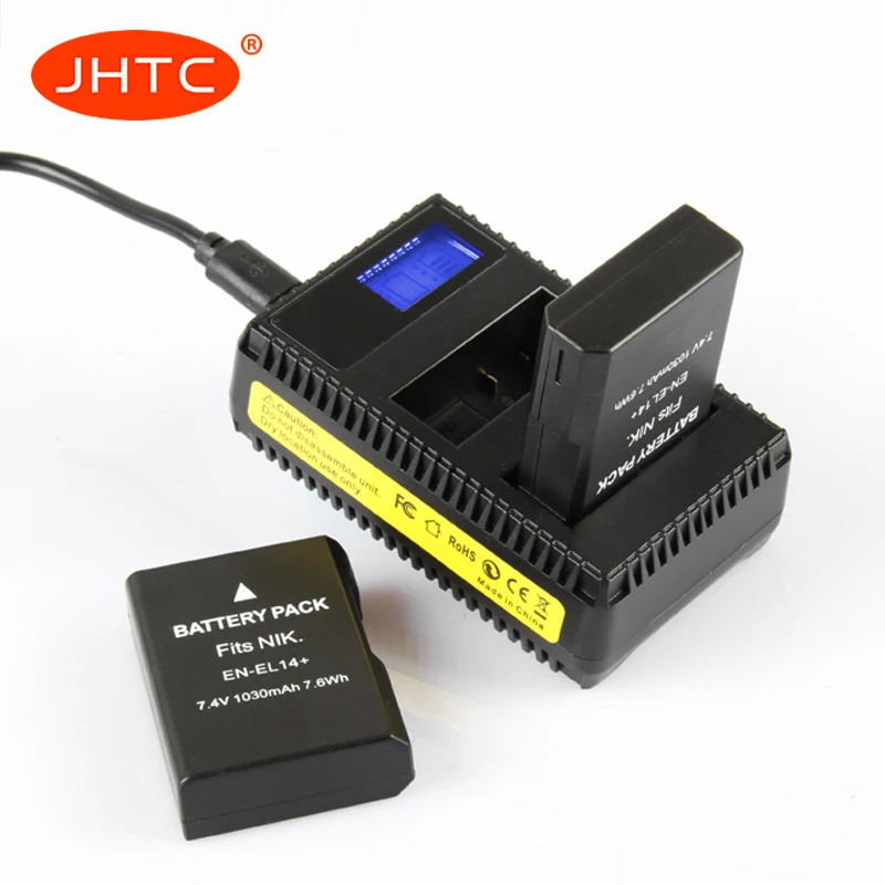EN-EL14 Battery /EN EL14 Charger For Nikon D3100 D3200 D3300 D5100 D5200 D5300 D5500 DF P7000 P7700 P7800 Battery 1030mah
EN-EL14 Battery /EN EL14 Charger For Nikon D3100 D3200 D3300 D5100 D5200 D5300 D5500 DF P7000 P7700 P7800 Battery 1030mah