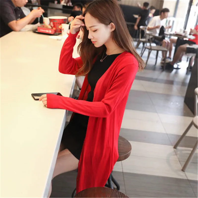 thin section women's cardigan long sweater coat long-sleeved air-conditioning shirt single-breasted loose Big size knit cardigan
thin section women's cardigan long sweater coat long-sleeved air-conditioning shirt single-breasted loose Big size knit cardigan