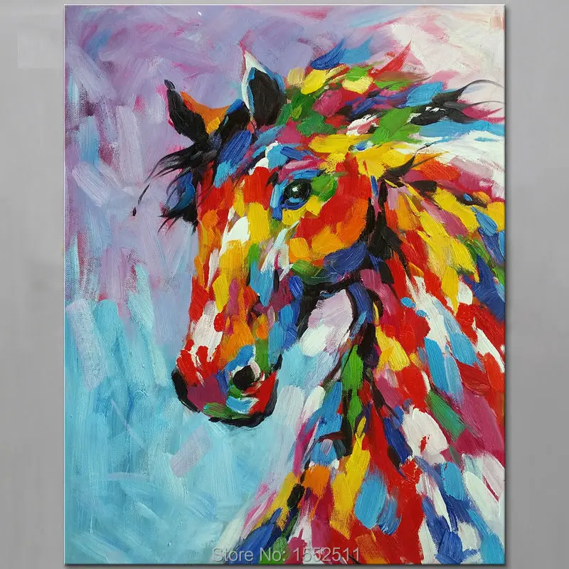 Horse Animal Painting Oil painting On Canvas Wall Pictures Painting For Living Room Wall Art Canvas modern hand painted paint
Horse Animal Painting Oil painting On Canvas Wall Pictures Painting For Living Room Wall Art Canvas modern hand painted paint