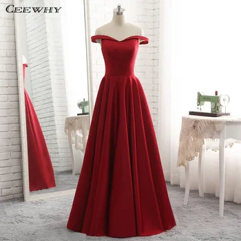 CEEWHY Boat Neck Burgundy Satin Evening Dress Plus Size Abendkleider Dubai Prom Dresses Vestidos Elegantes Robe de Soiree Courte
CEEWHY Boat Neck Burgundy Satin Evening Dress Plus Size Abendkleider Dubai Prom Dresses Vestidos Elegantes Robe de Soiree Courte