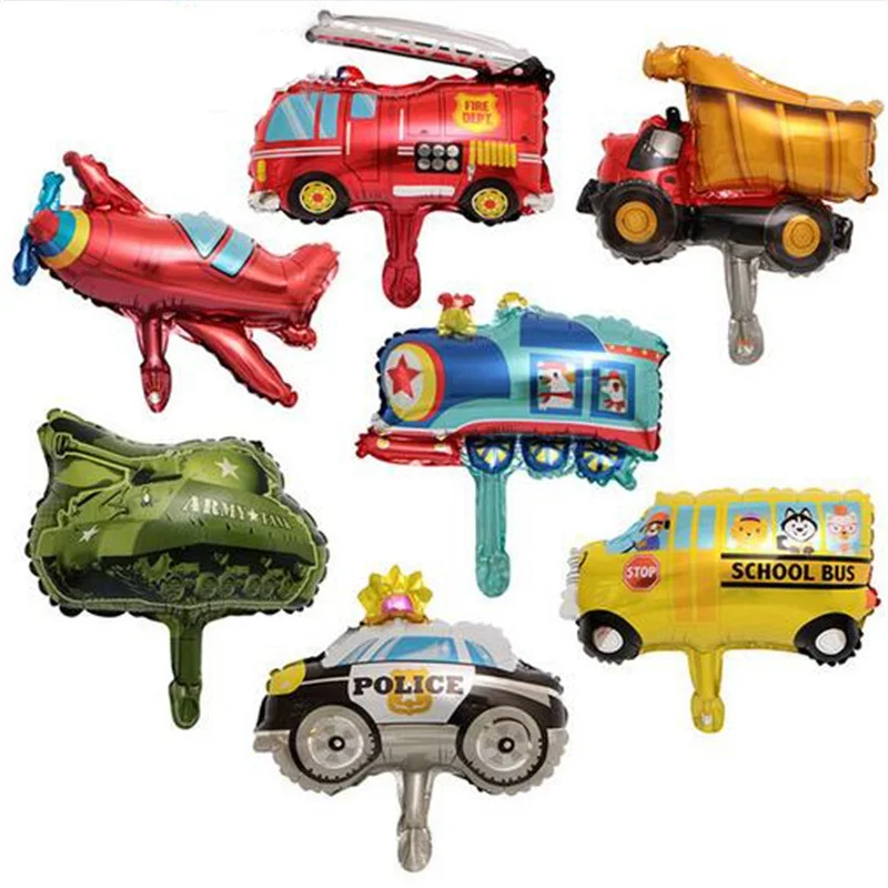 50pcs mini Fire Engine Balloon Train Policeman Car Tank Ambulance Foil Balloons Birthday Party Decorations Kids Toys Baby Shower
50pcs mini Fire Engine Balloon Train Policeman Car Tank Ambulance Foil Balloons Birthday Party Decorations Kids Toys Baby Shower