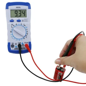 500mA/250V A830L MINI Pocket Hand-held Digital LCD Multimeter DC AC Voltage Diode Freguency Multitester Volt Tester Test Current
500mA/250V A830L MINI Pocket Hand-held Digital LCD Multimeter DC AC Voltage Diode Freguency Multitester Volt Tester Test Current