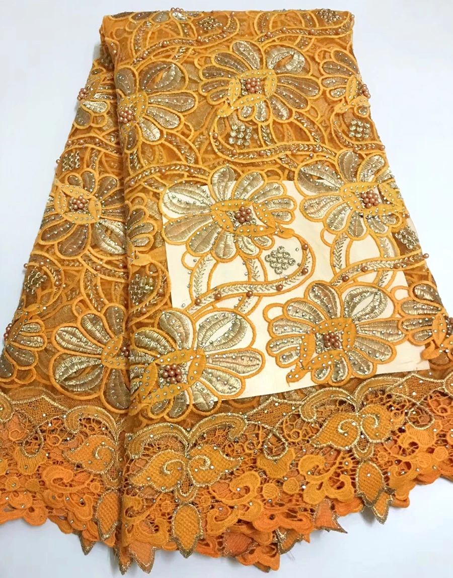 African lace fabric with cord guipure latest high quality african Orange lace fabric 5yard 2018 African Tulle lace fabric
African lace fabric with cord guipure latest high quality african Orange lace fabric 5yard 2018 African Tulle lace fabric
