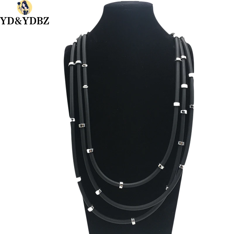YD&YDBZ New Fashion Necklace Female Pendant Three Necklace Necklace Black Elastic Handmade Necklace Long Retro Gothic Choker
YD&YDBZ New Fashion Necklace Female Pendant Three Necklace Necklace Black Elastic Handmade Necklace Long Retro Gothic Choker